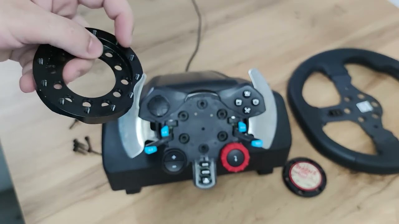 How to MOD Logitech G923 / G29 / G920 with A BIG STEERING WHEEL