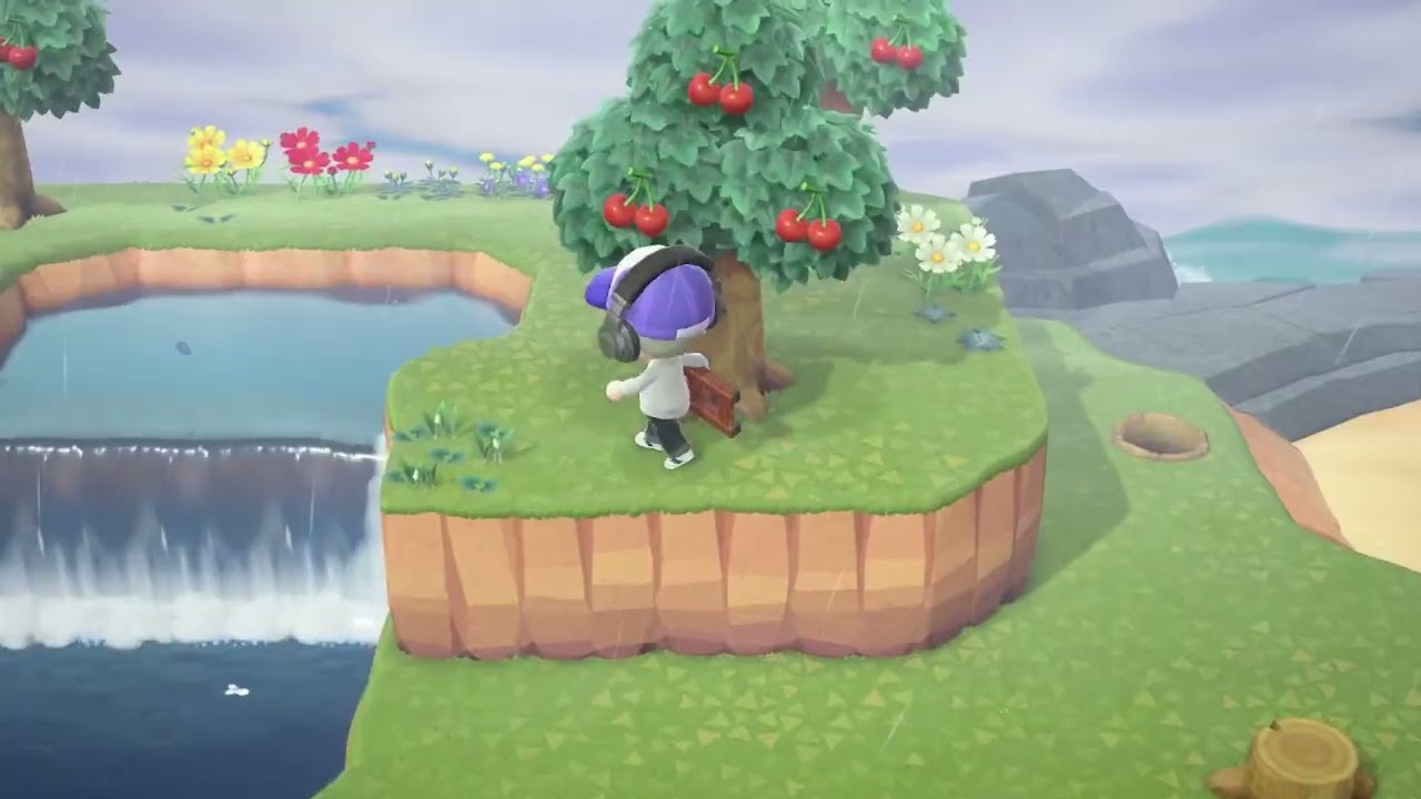Animal Crossing Mystery Island Tour 🌴 Farming Resources with Nook Miles Ticket | Cozy ACNH Gameplay