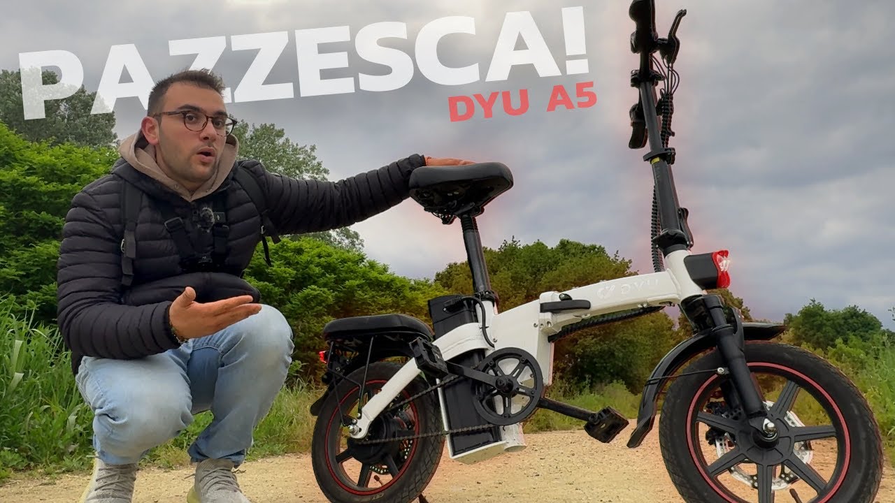 QUESTA E' LA MINI BICI ELETTRICA PERFETTA ( o quasi ) - DYU A5 !