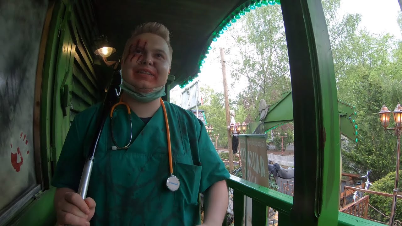 Dr. Lehmann Horror Lazarett Geisterbahn Onride POV Freizeitland Geiselwind