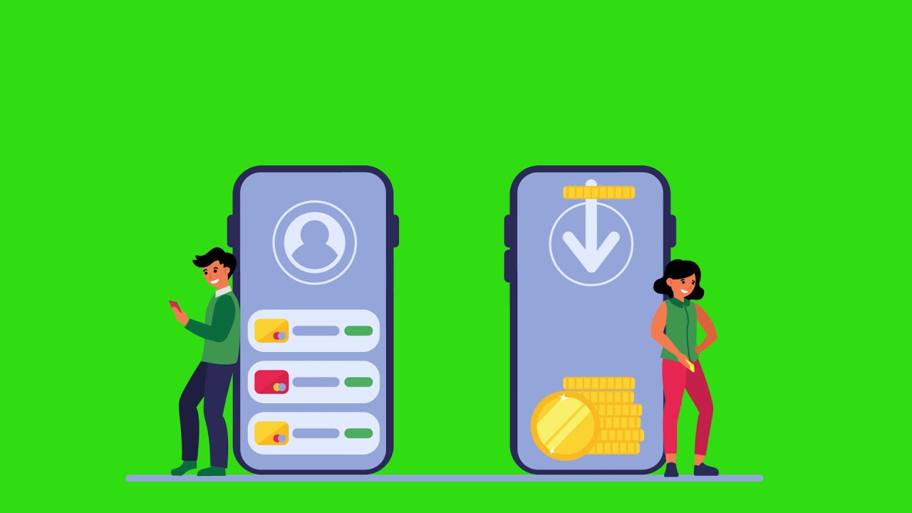 Money Transfer - Green Screen | Animation Video | After Effect | Creatorgs | Latest Video 2021