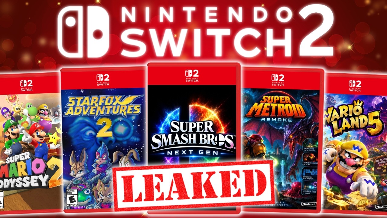 Похоже, произошла УТЕЧКА множества КРУПНЫХ НОВЫХ игр для Nintendo Switch 2!
