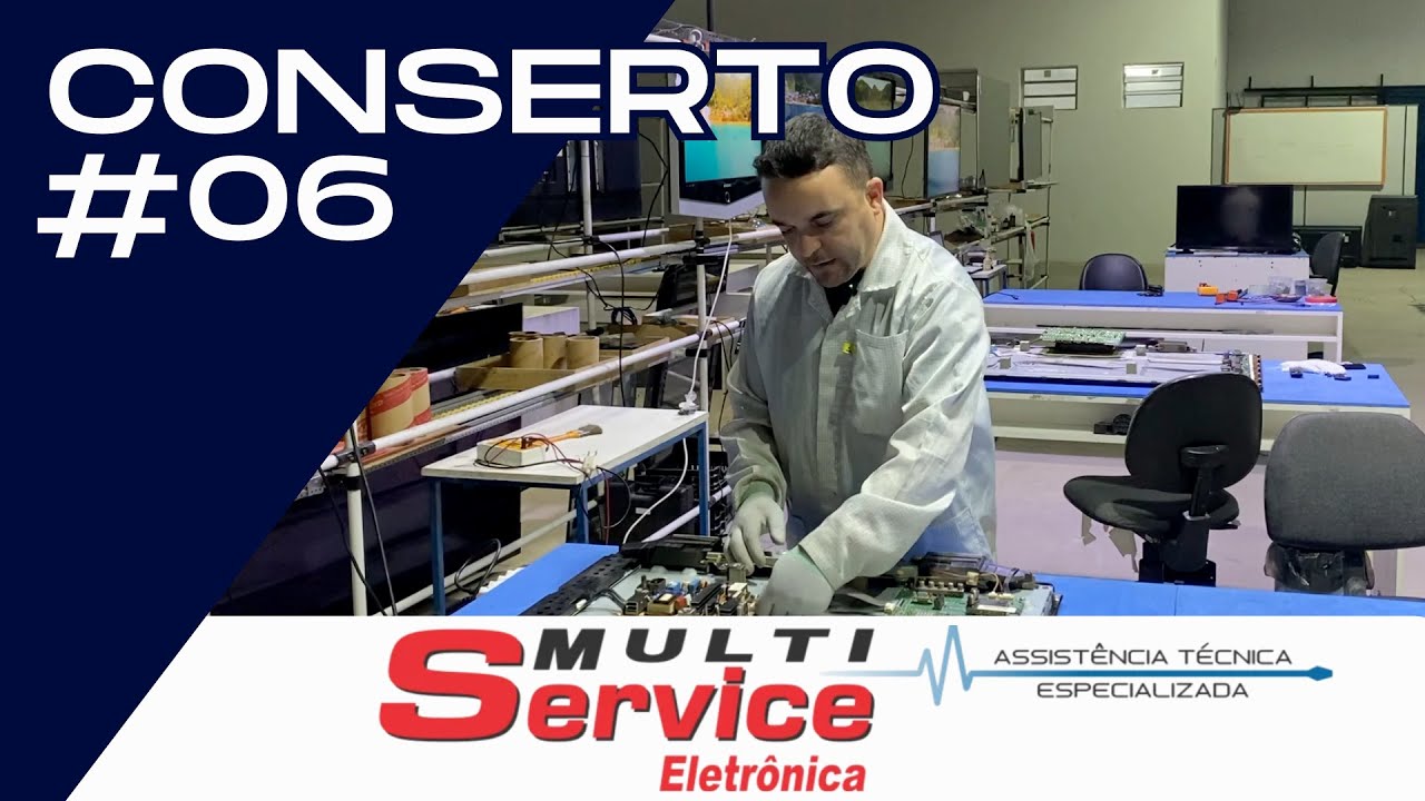 Conserto placa principal da TV Samsung de 32 polegadas - CONSERTO #06 (atualizado)