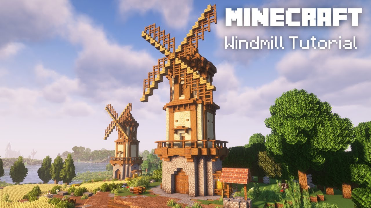 Minecraft Medieval Windmill Tutorial | Step-by-Step Build Guide