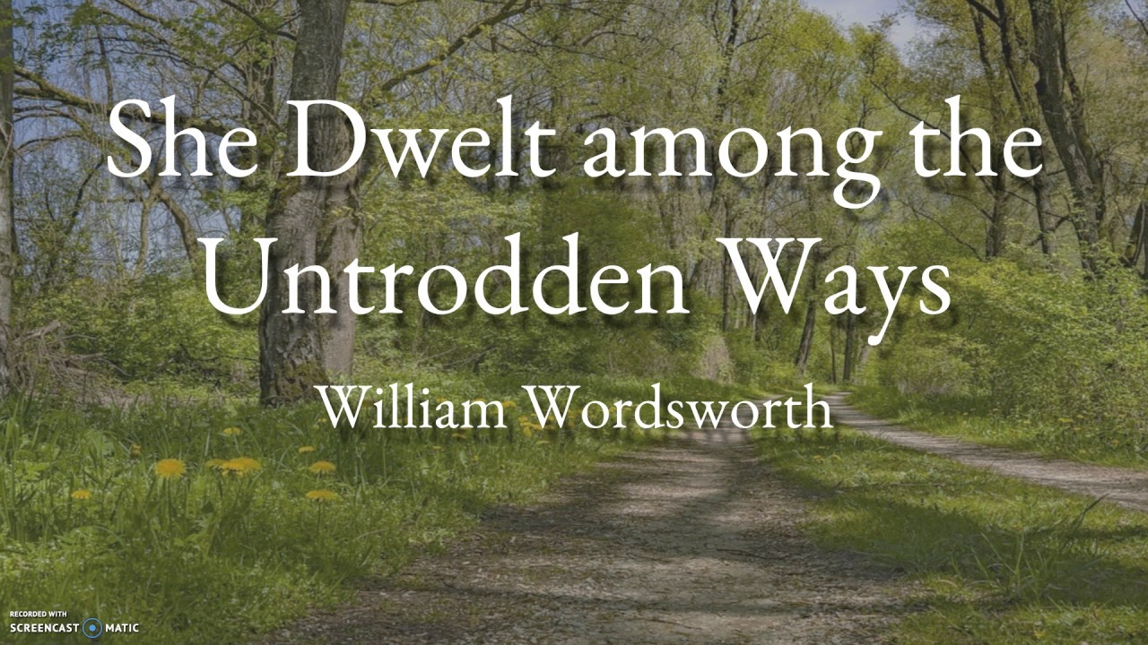 Speaker or Author? Wordsworth's 