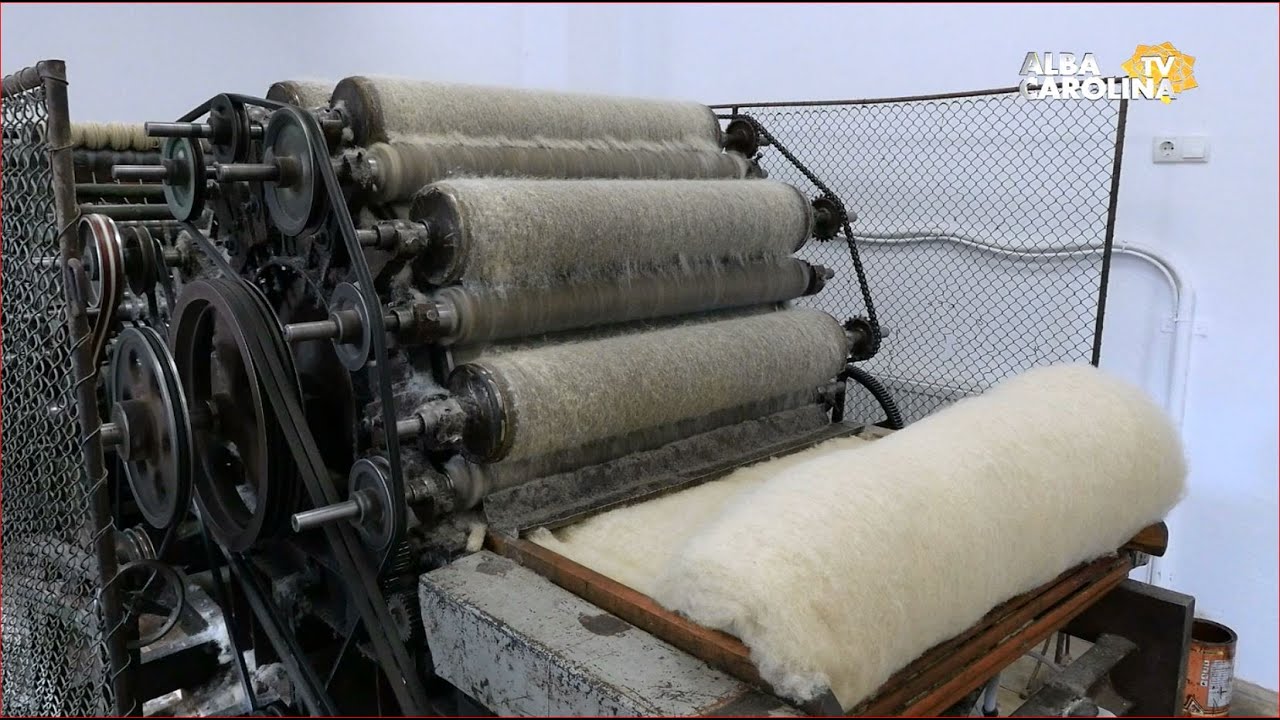 Atelier de dărăcit şi tors lână, la Zlatna, jud. Alba