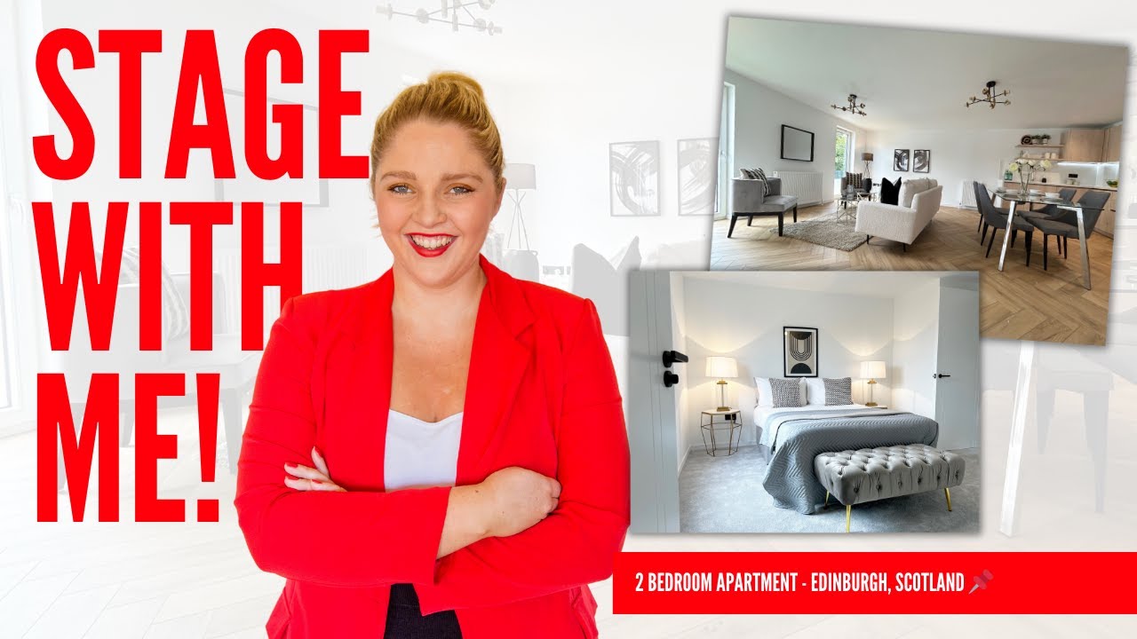 Tour This 2 Bedroom Apartment in Edinburgh We Just Staged!