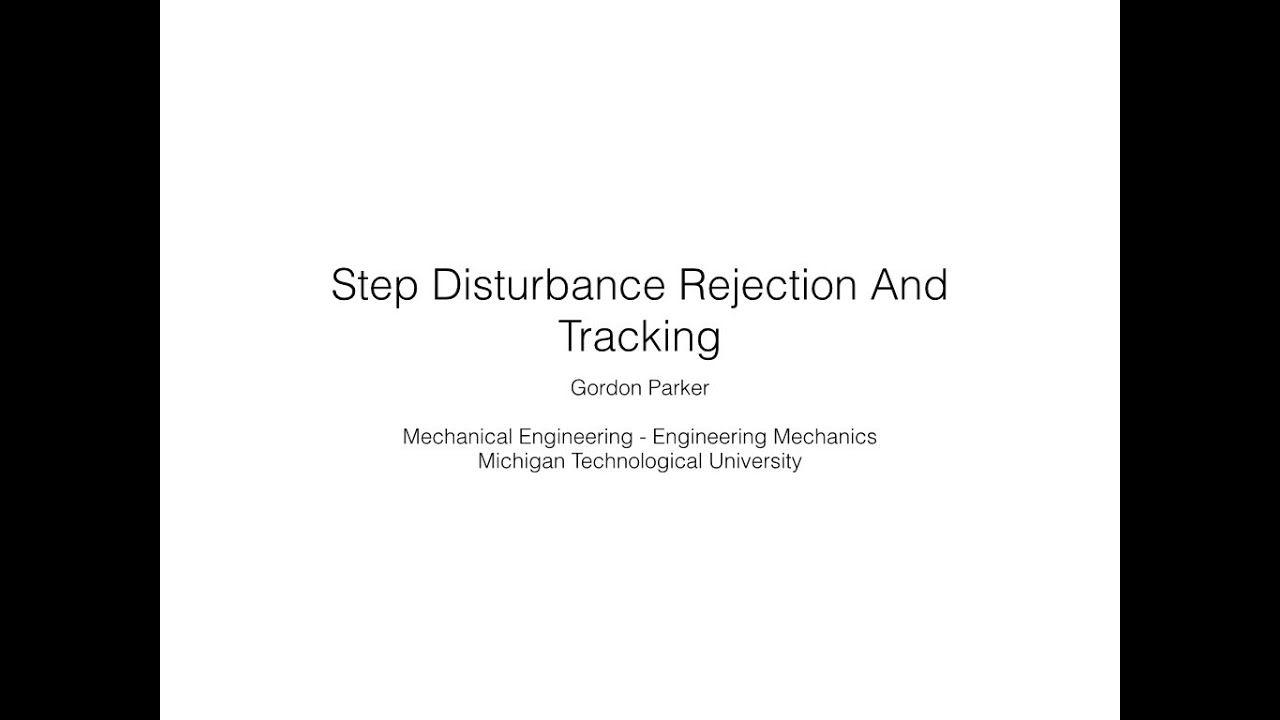 Step Disturbance Rejection And Tracking