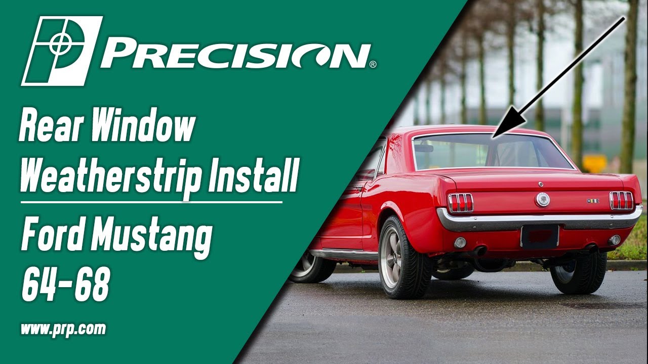 1964 - 1968 Ford Mustang Rear Window Weatherstrip