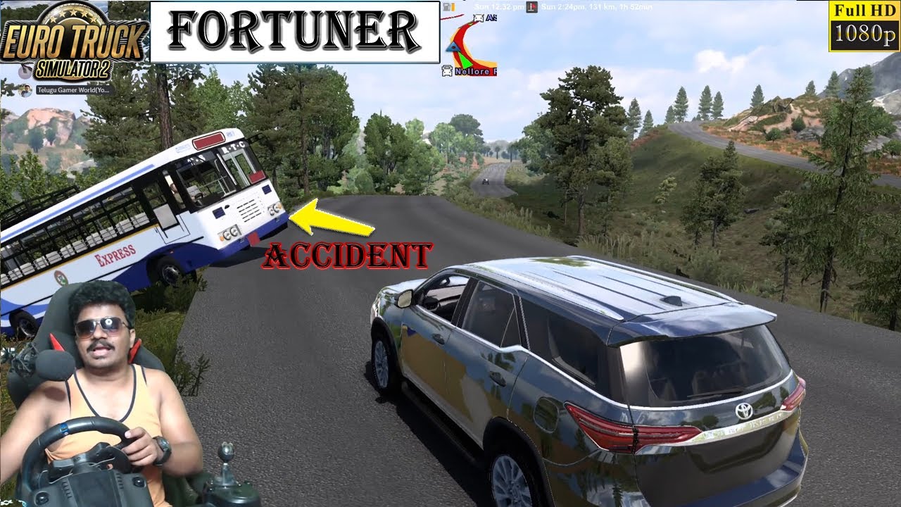 Toyota Fortuner Convoy Driving with Logitech g29 Steering | Euro Truck Simulator 2