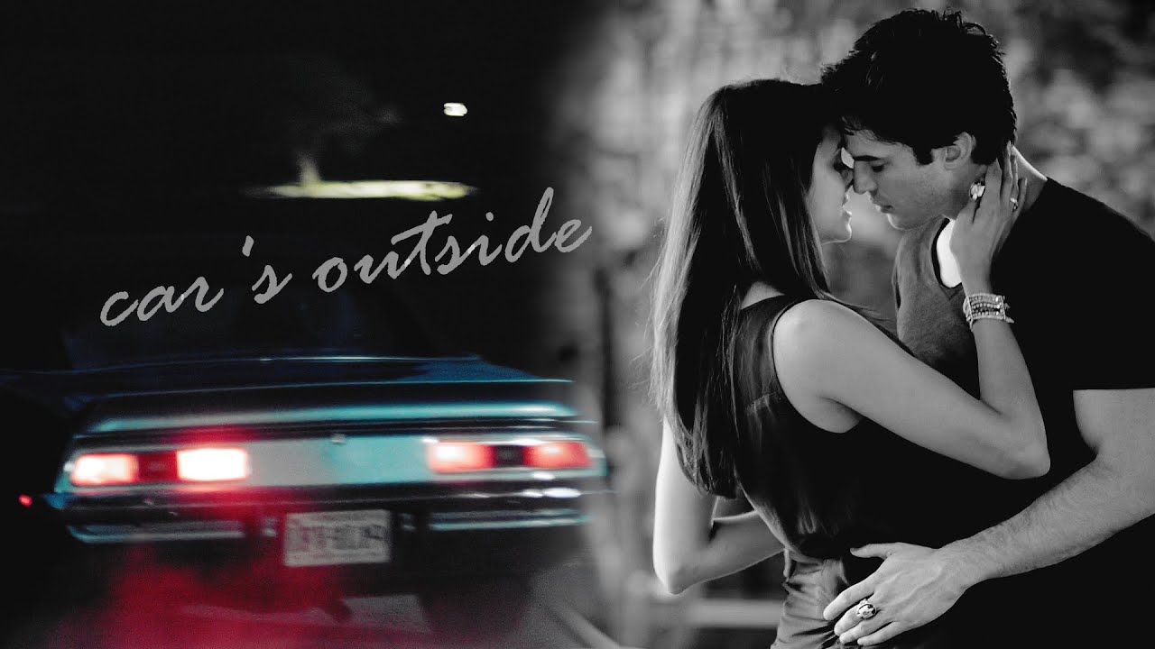 ✘ damon + elena | car's outside