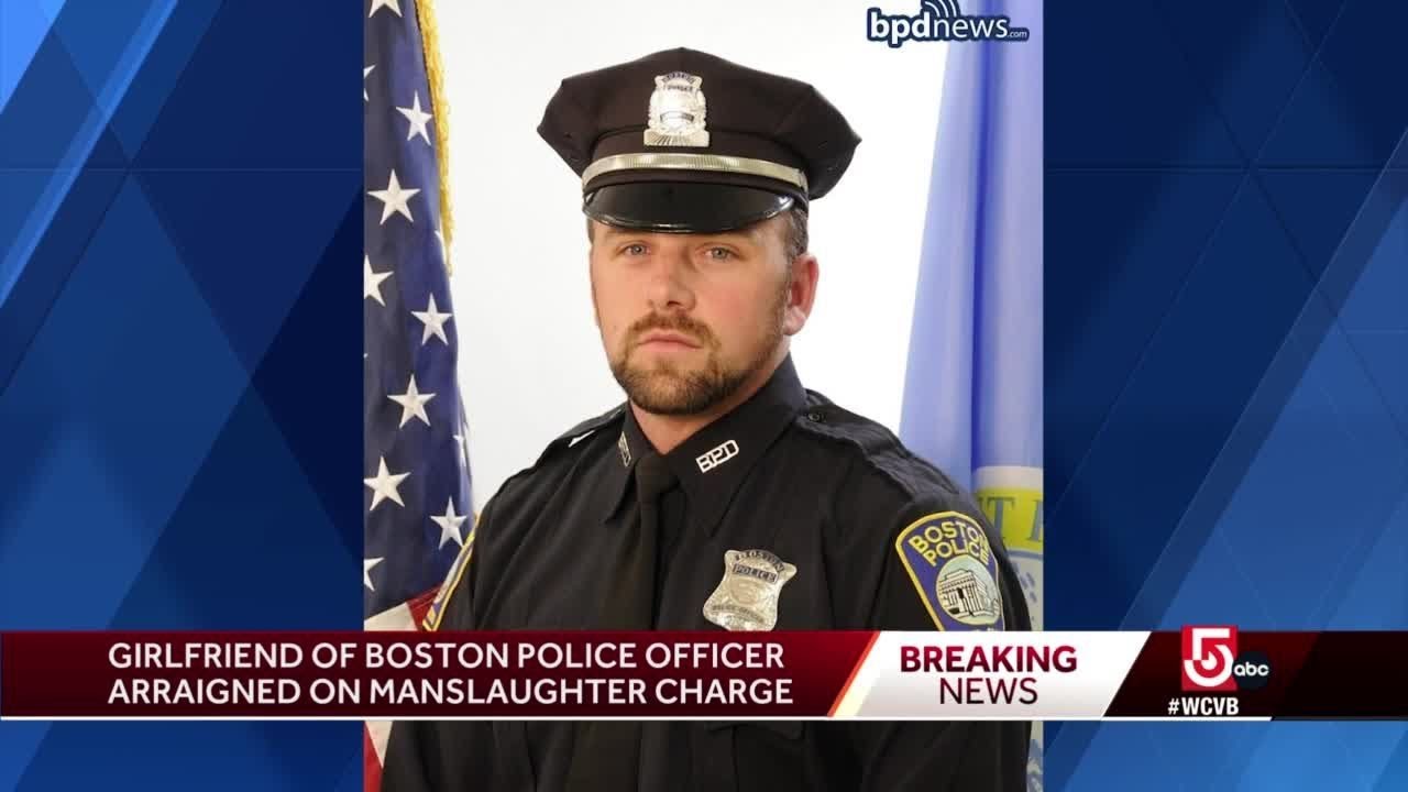 Girlfriend of police officer arraigned on manslaughter charge