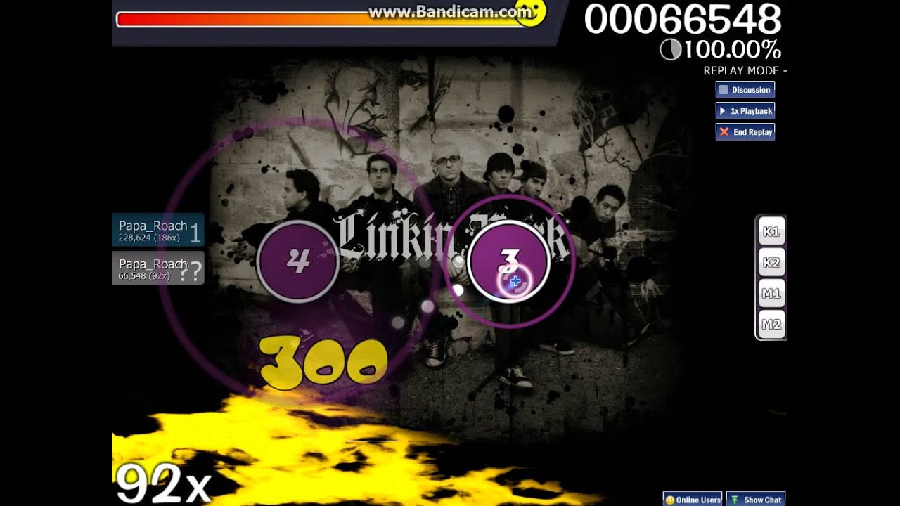 Linkin Park From the Inside osu! rank SS