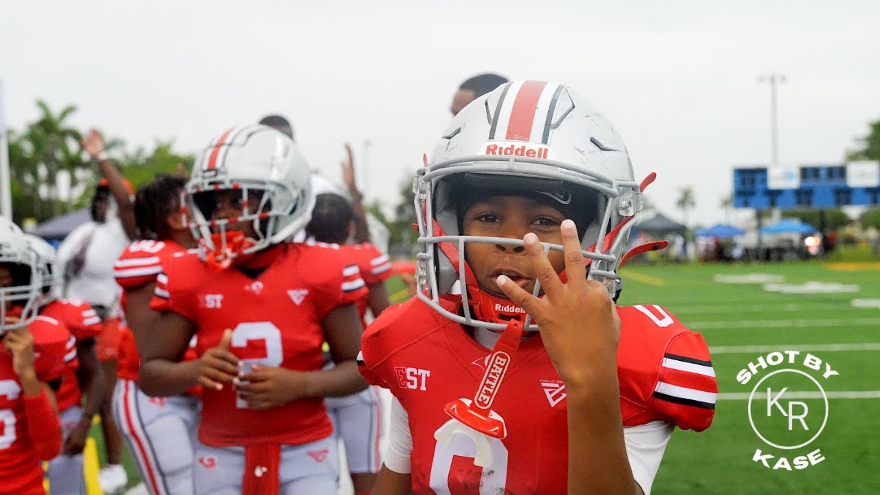 Goulds Rams 9U vs Liberty City Warriors 9U | Est Controls The Game | South Florida Football