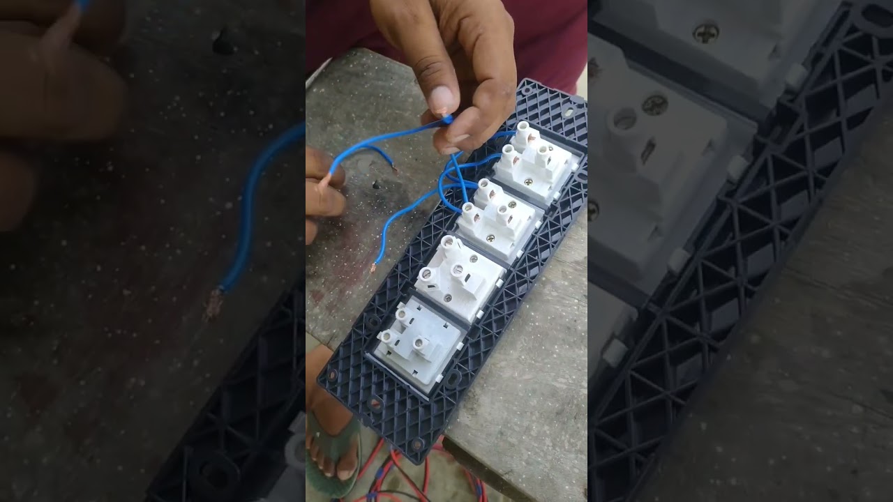 How to 8 modular board connecting 5 pin socket 4 at wiring #automobile#electronic #yutubeshorts