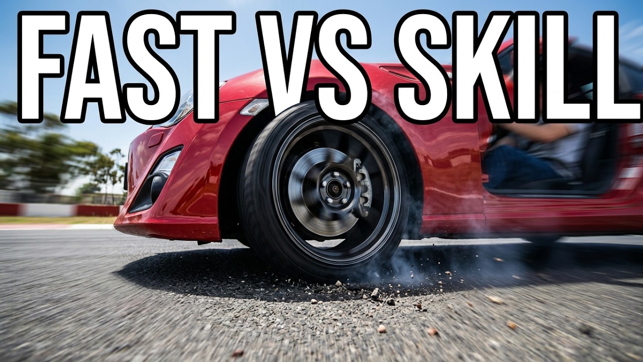Proof: Anyone can go fast in a straight line, but you need skill to turn left and right