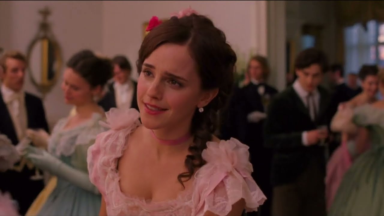 Meg March and her pink dress #emmawatson #art