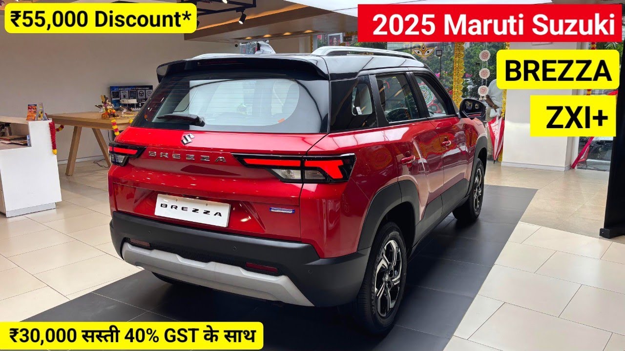All New 2025 Maruti Suzuki Brezza ZXi Plus Dual Tone Details Review | Gst Price Benefit Features
