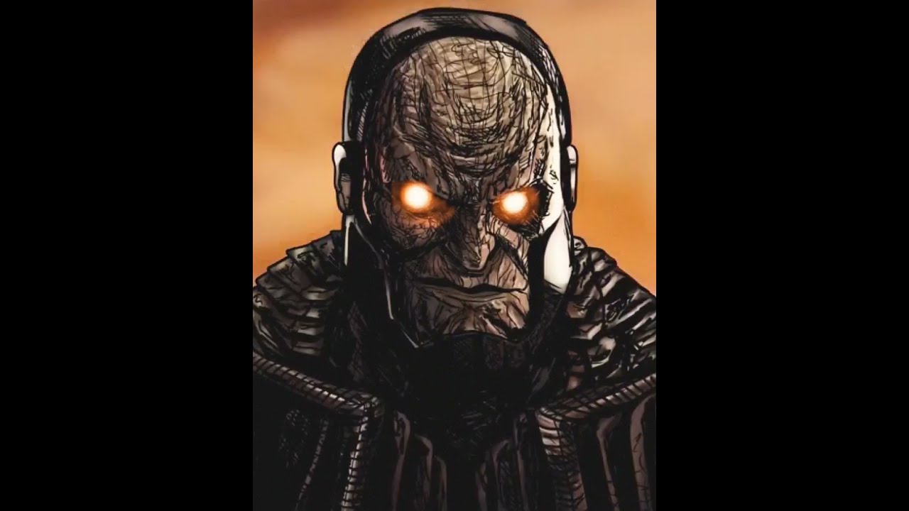 artist tries drawing Darkseid from Zack Snyder's Justice League 