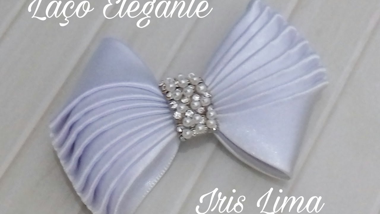 Laço De Fita Cetim - Laço Elegante -  🎀 DIY🎀  PAP 🎀 TUTORIAL 🎀
