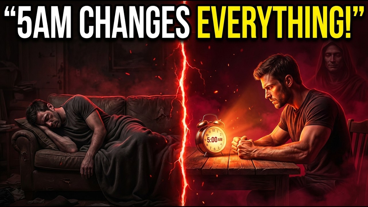 The 5 AM Secret | One Habit That Will Change a Poor Man’s Life : Dark Psychology