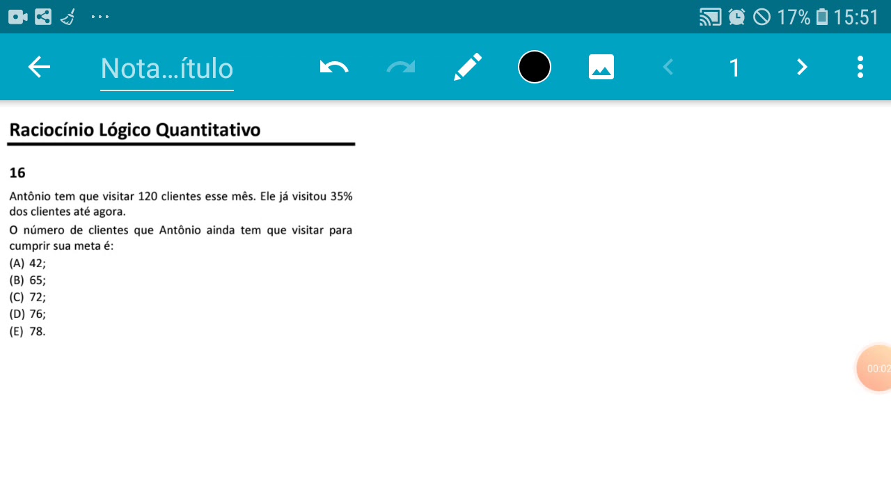 PROVÃO DE CCS & ACO DO IBGE/ RACIOCÍNIO LÓGICO, FGV 2019