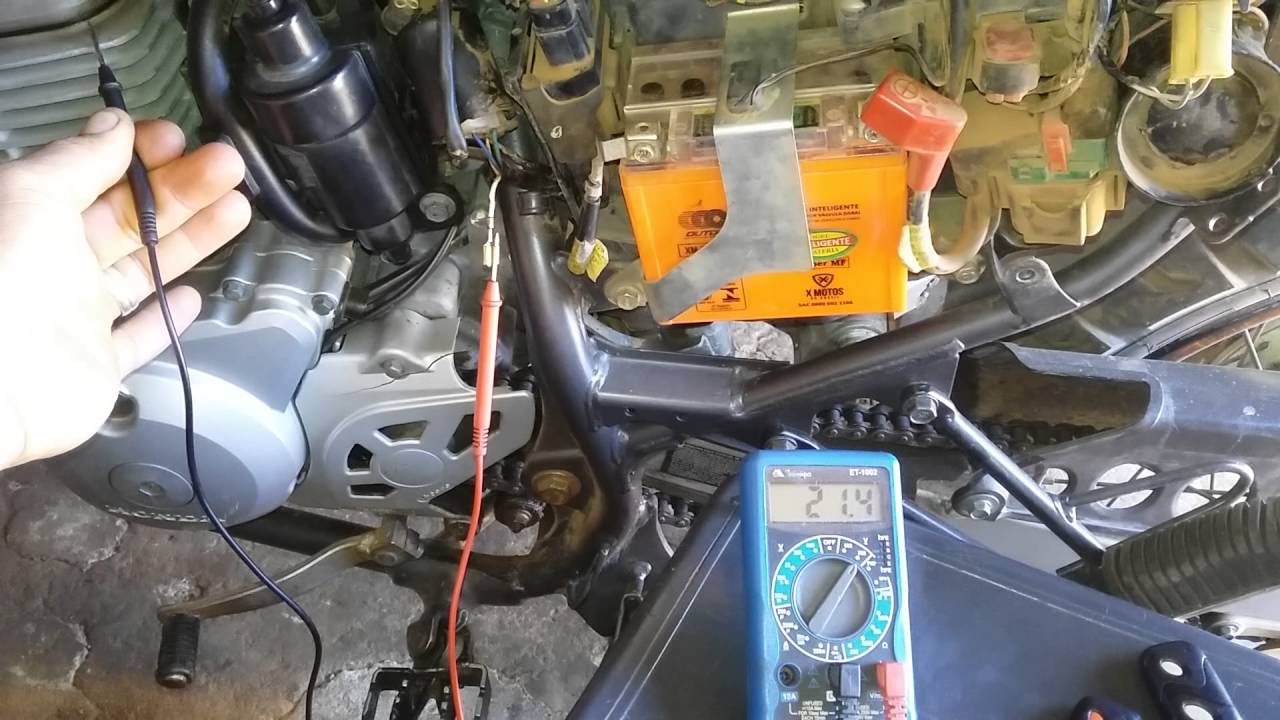 Como Testar Estator da Moto 150 de Injeção da Honda.