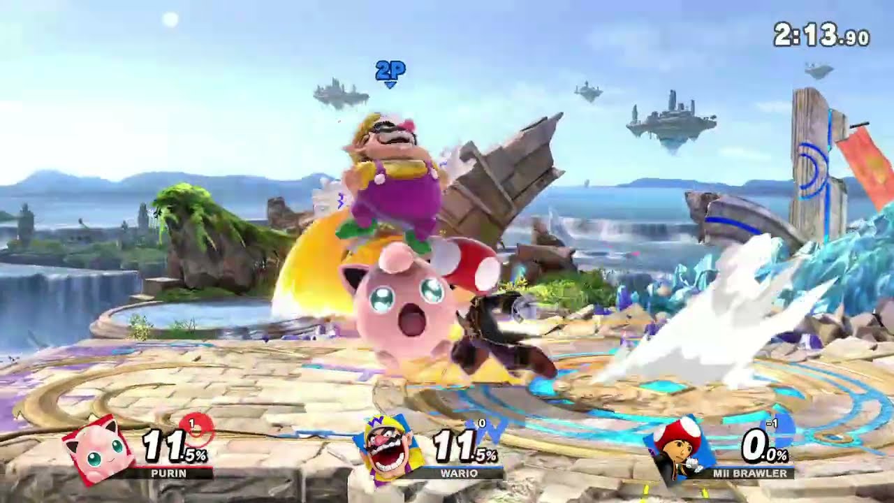 スマブラSP リプレイ チームタイム制 13141 [26年02月分]【プリン 歓声 ※リンチの疑い 1P自分】