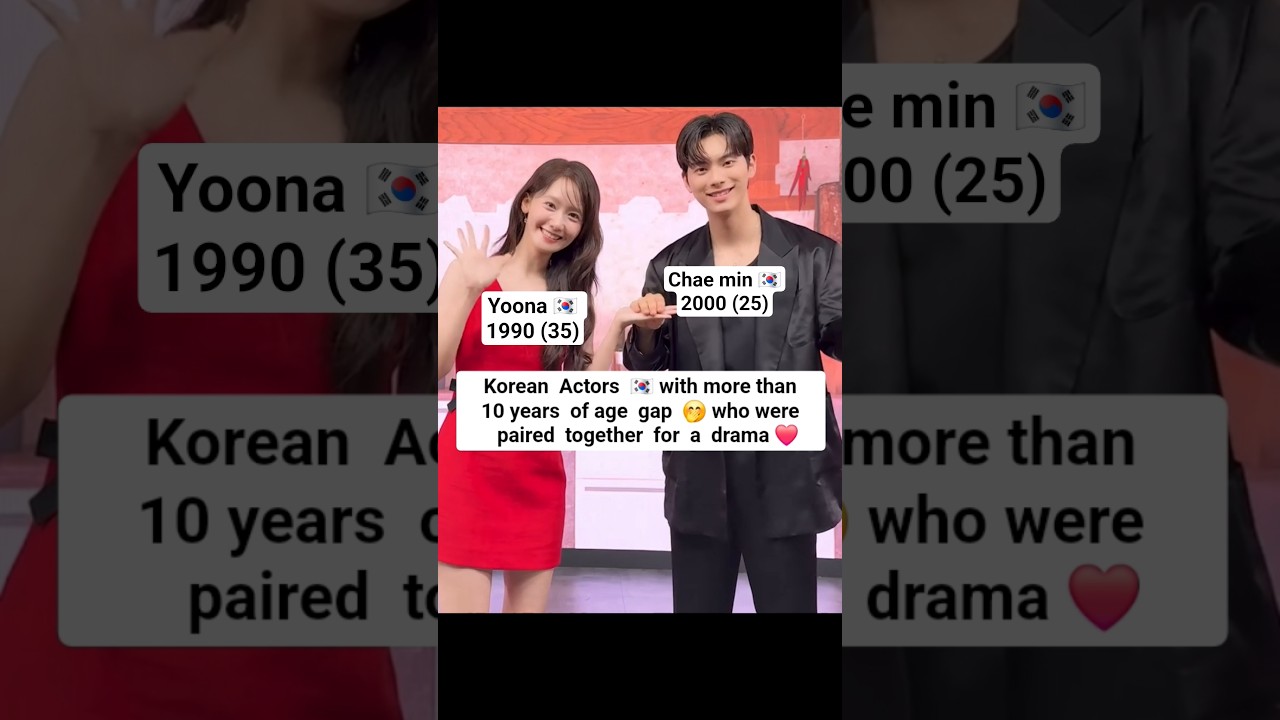 Korean actors paired with older lead  | Bon Appetit your majesty | Yoona Chae min 