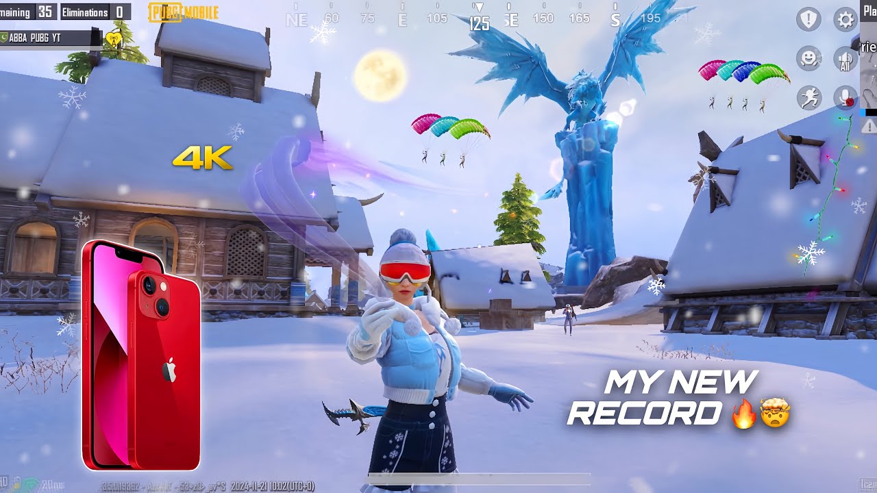iPhone 13 HD Graphics PUBG Test🔥/ My NEW RECORD in 3.5 Update! 😍