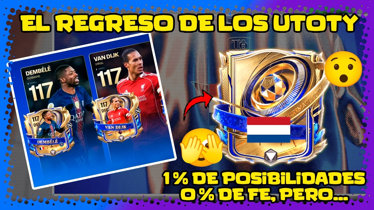 Volvió Van Dijk UTOTY, Dembelé UTOTY, gastamos joyas y lo demás es historia | FC Mobile