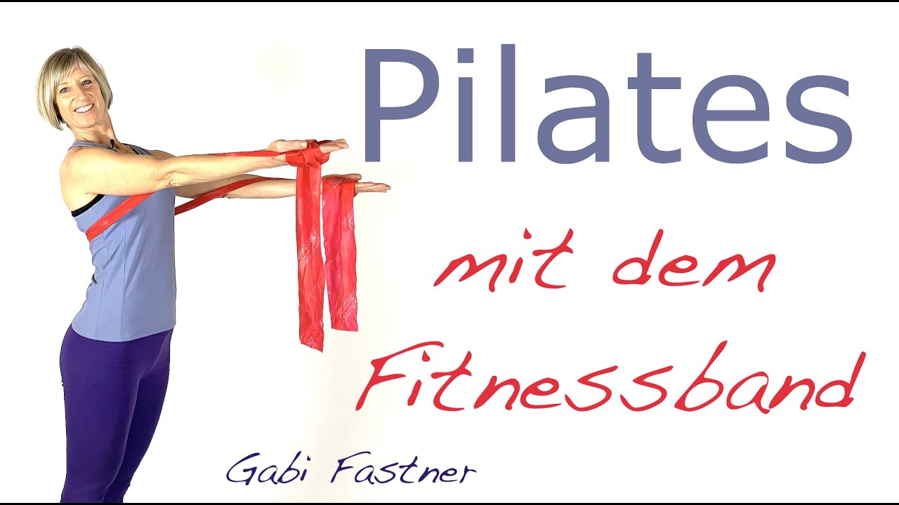 ▶️ 40 min. Pilates mit dem Fitnessband