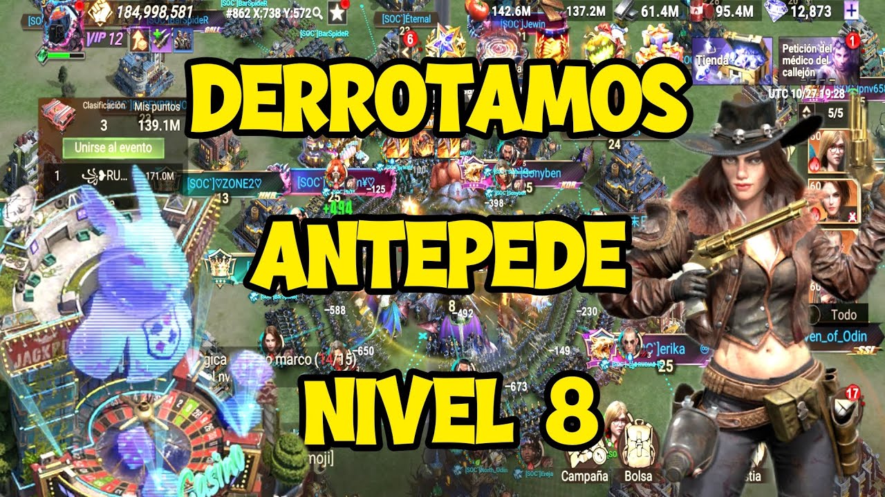 DERROTAMOS ANTEPEDE NIVEL 8 💪🏻✨ DOOMSDAY LAST SURVIVORS ESPAÑOL