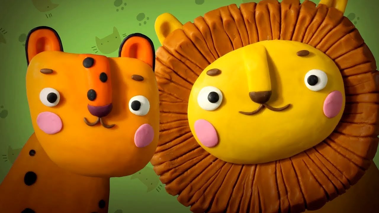 Claymotions - KITTENS 😻 Learn Animals 🟡 Cartoon Box