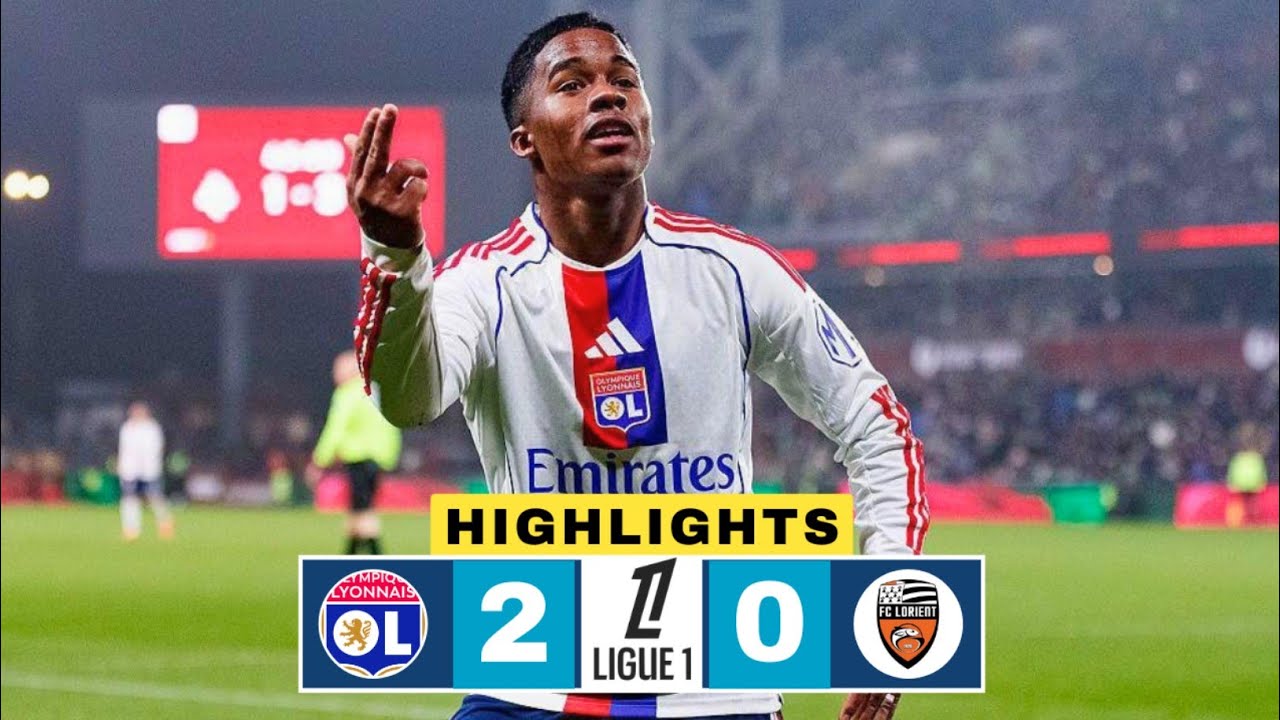 Lyon - Lorient 2-0 Resum&eacute; | Endrick Assist | Roman Yaremchuk Goal | Ligue 1 Highlights | Tolisso 