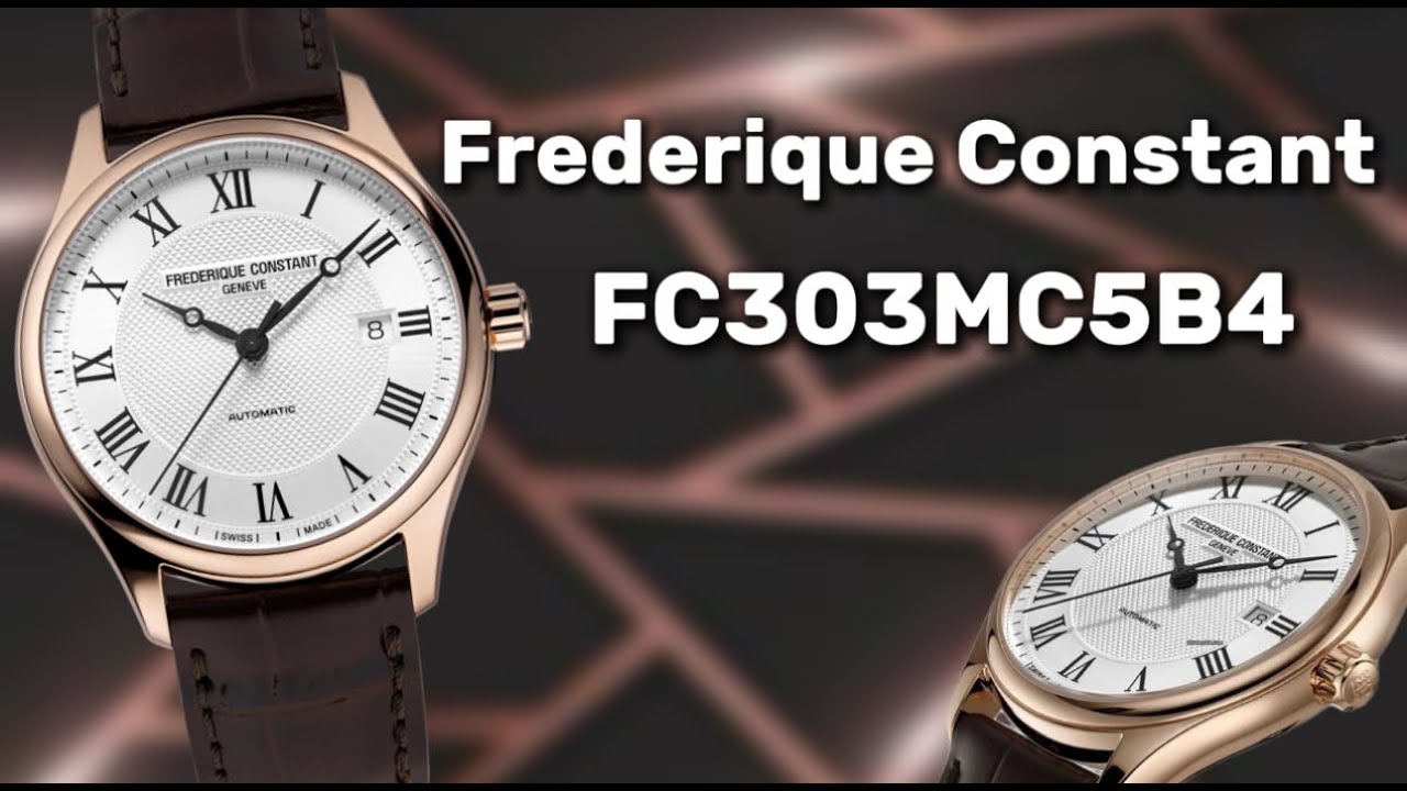 Frederique Constant FC303MC5b4/Automatic/Rose Gold/Saphire