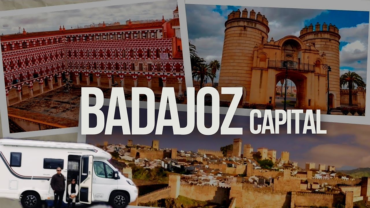 🛑 GUÍA DE VIAJE por BADAJOZ capital‼️CIUDAD INTERESANTE‼️ Qué Ver y Hacer 🍿 Área de AUTOCARAVANAS 💃🕺