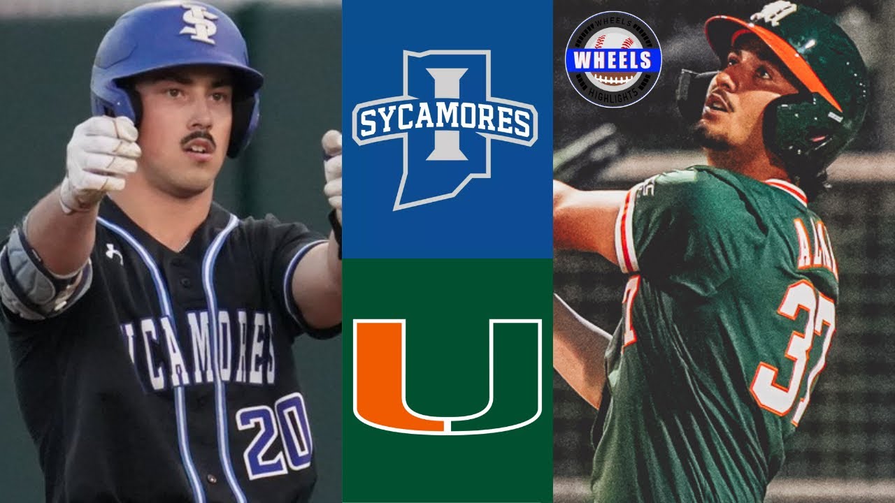 Indiana State vs #22 Miami | 2026 College Baseball Highlights