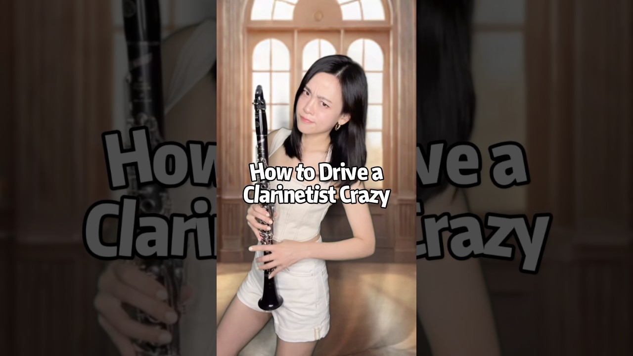 *How to Drive a Clarinetist CRAZY* Don&rsquo;t Do This!!🤯 #clarinet #musician #woodwind #musicmemes