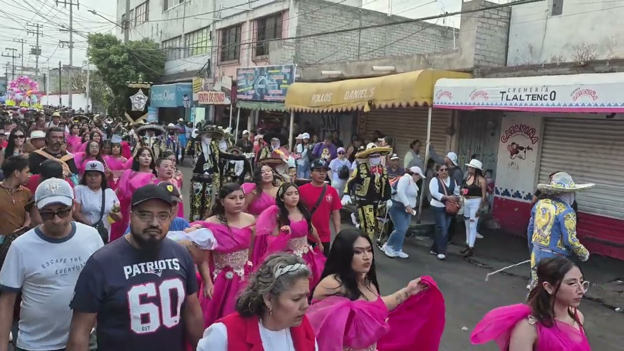 Carnaval San Francisco tlaltenco 2026. Comparsa guadalupa. 