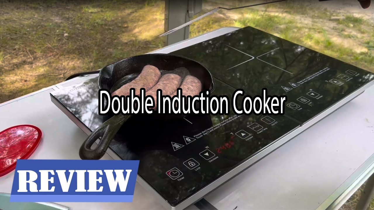 Double Induction Cooktop AMZCHEF Induction Cooker 2 Burners Review