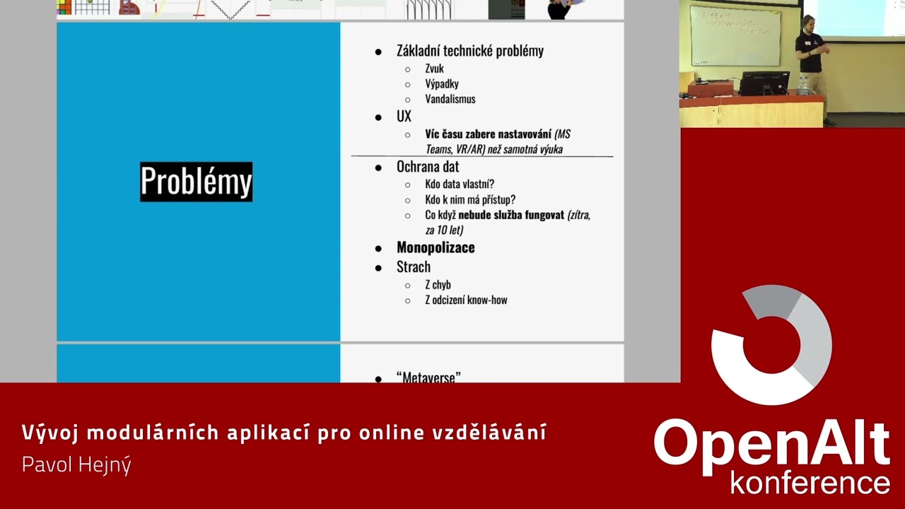 Pavol Hejný: Vývoj modulárních aplikací pro online vzdělávání