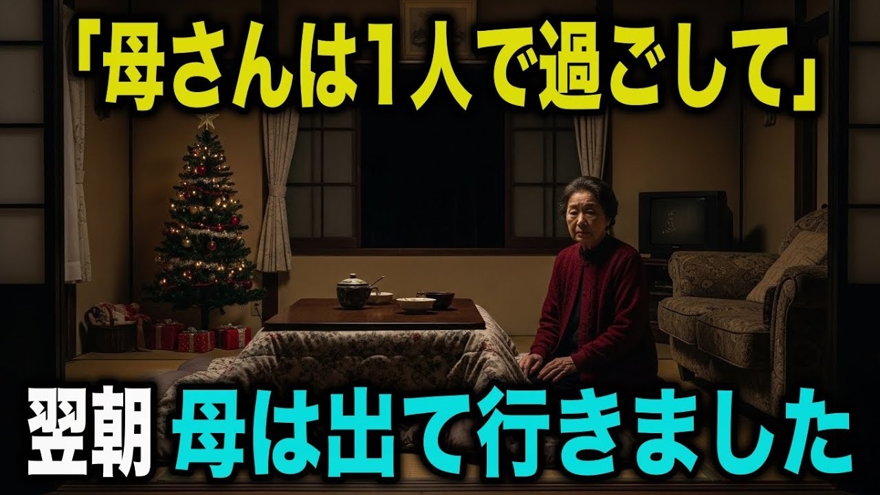 「最後のクリスマスだね」――そう言われた翌朝、母は出ていきました