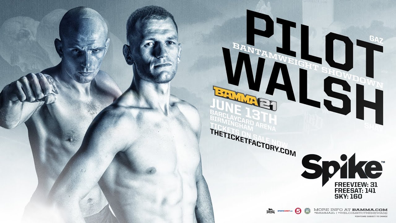 BAMMA 21: (Prelim) Shay Walsh vs Gaz Pilot