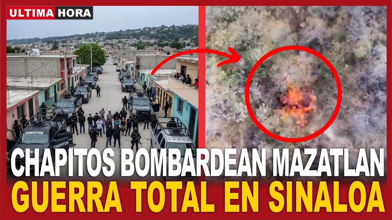 SINALOA: GUERRA TOTAL: Los Chapitos BOMBARDEAN Mazatl&aacute;n, levantan 13 para RECLUTAR