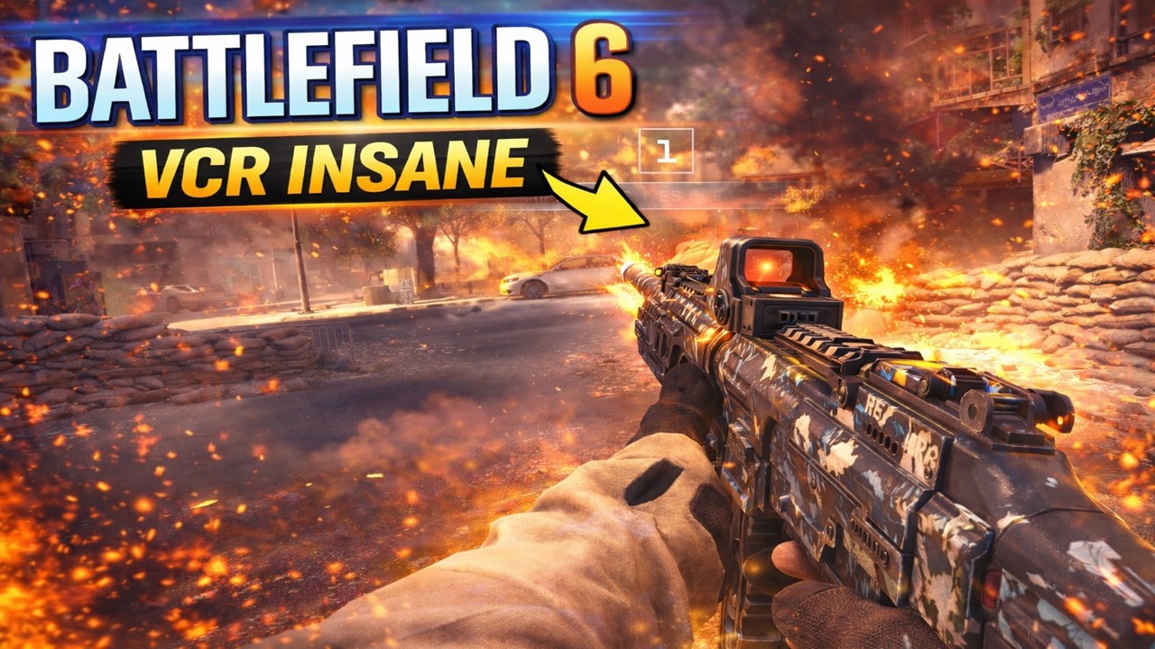 NEW AR VCR-2 is INSANE in Battlefield 6... Season 2 Gameplay PS5 Pro HDR 4K
