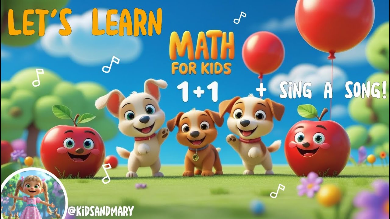 1 + 1 Song for Kids ➖🎵 | Fun Math Learning with Music! #kidsmusic #kidssong #popular #kidsmath