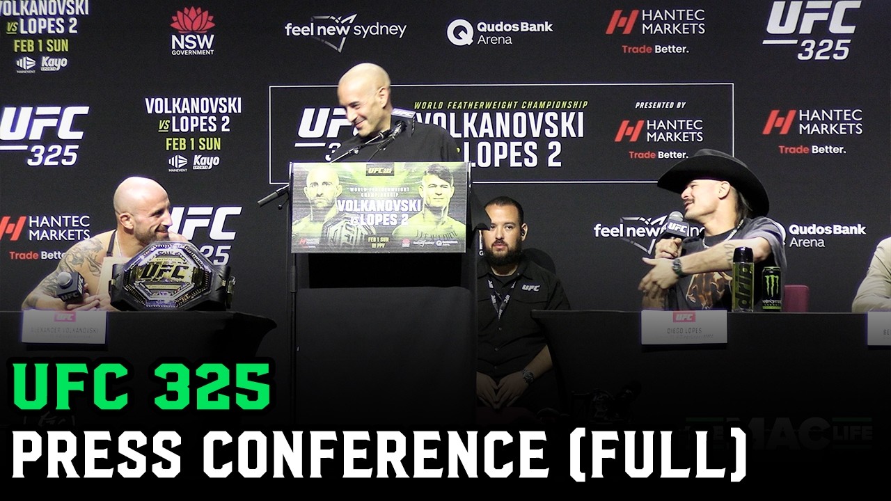 UFC 325: Press Conference (FULL)