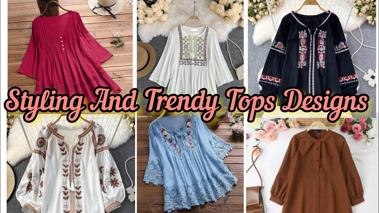 Trendy And Stylish Tops Designs for Girls 🌻#topsdesign#topshirt