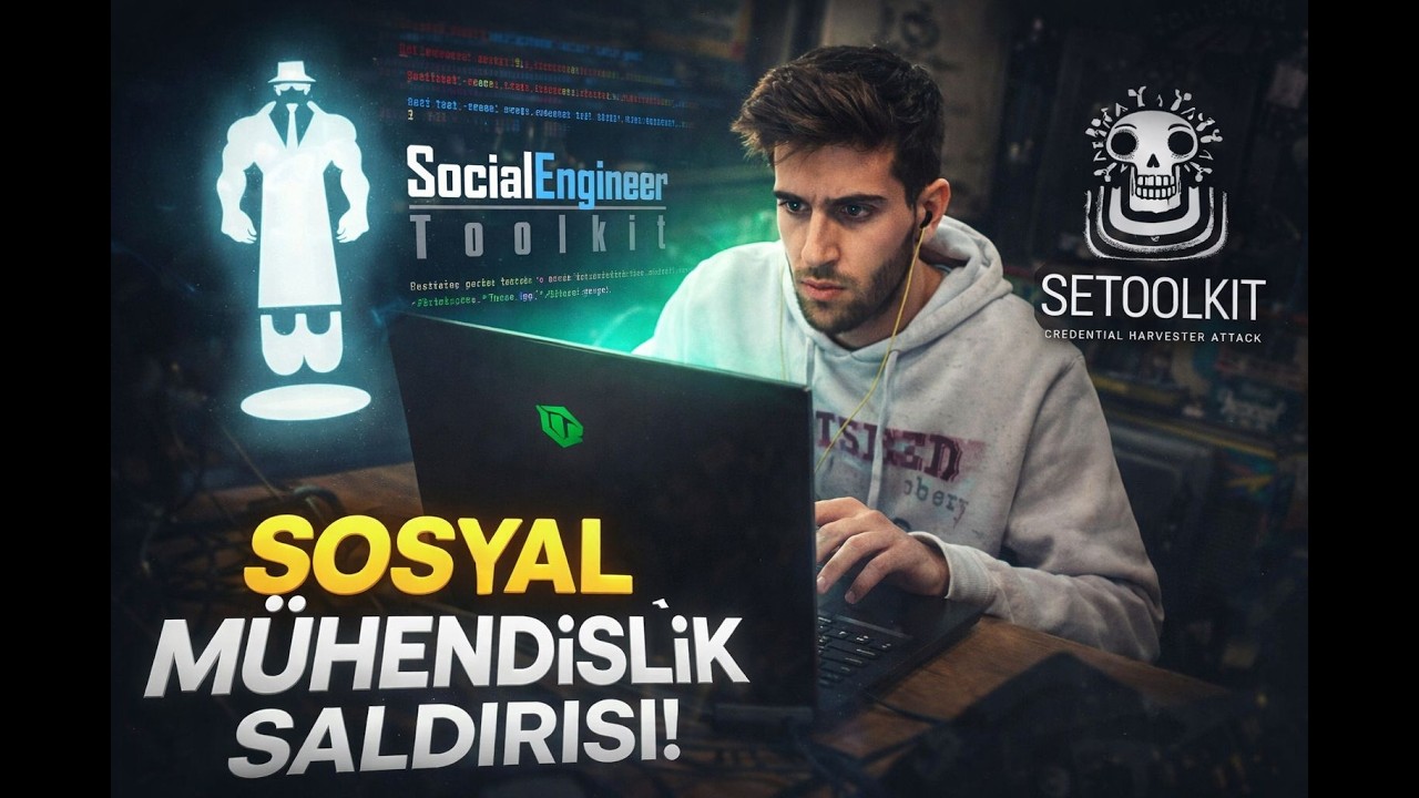 SEToolkit ile Sosyal Mühendislik Saldırısı ⚠️ Kali Linux Social Engineer Toolkit Eğitimi